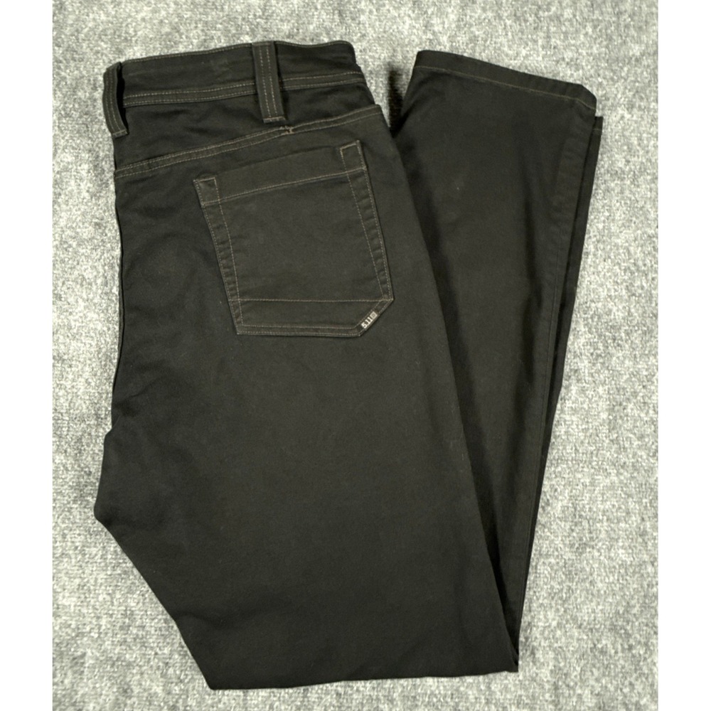 5.11 Tactical Defender-Flex Slim Pants Mens 40x36 Black Outdoor Duty